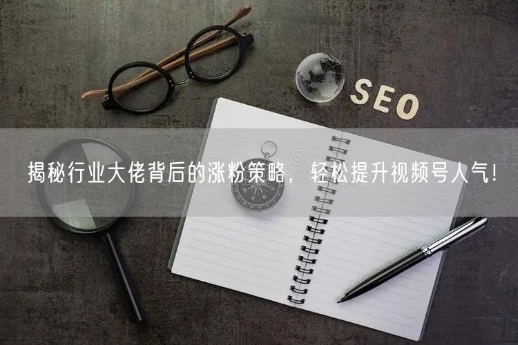 揭秘行业大佬背后的涨粉策略，轻松提升视频